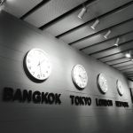 low-angle-view-illuminated-clocks-with-text-wall